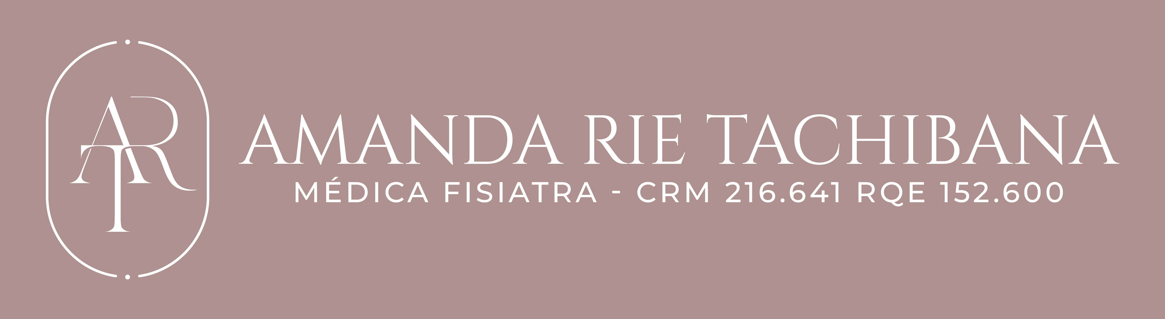 Amanda Rie Tachibana · Médica Fisiatra · CRM 216.641 RQE 152.600